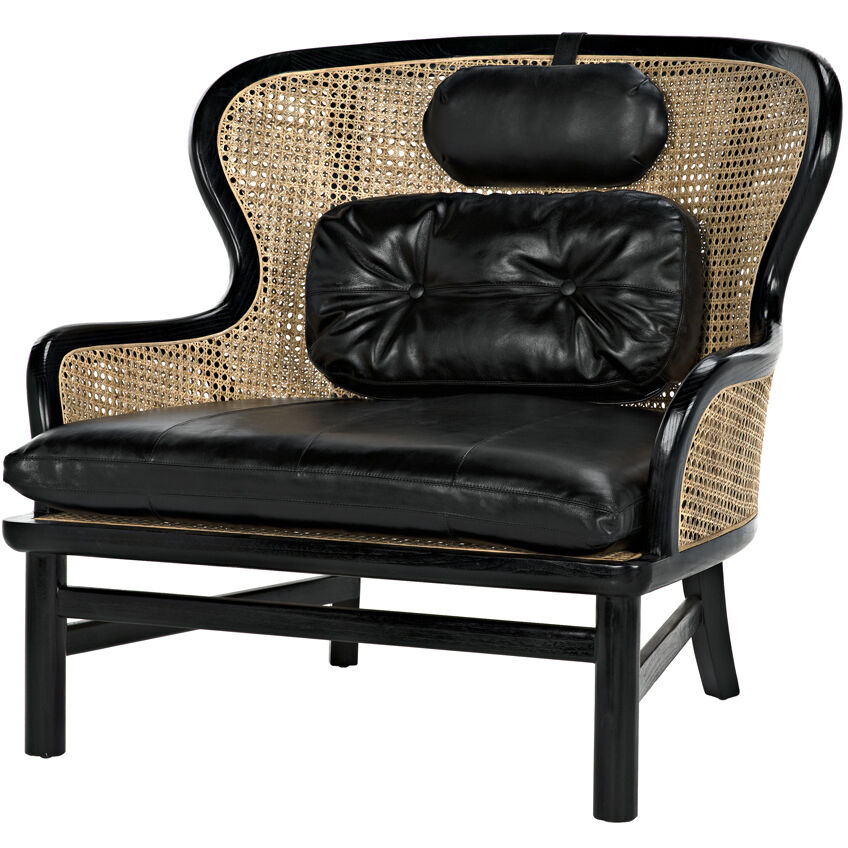 Marabu Charcoal Black Occasional Chair