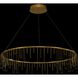 Lucerna 39.38 inch 34.56 watt Stainless Steel Gold Chandelier Ceiling Light