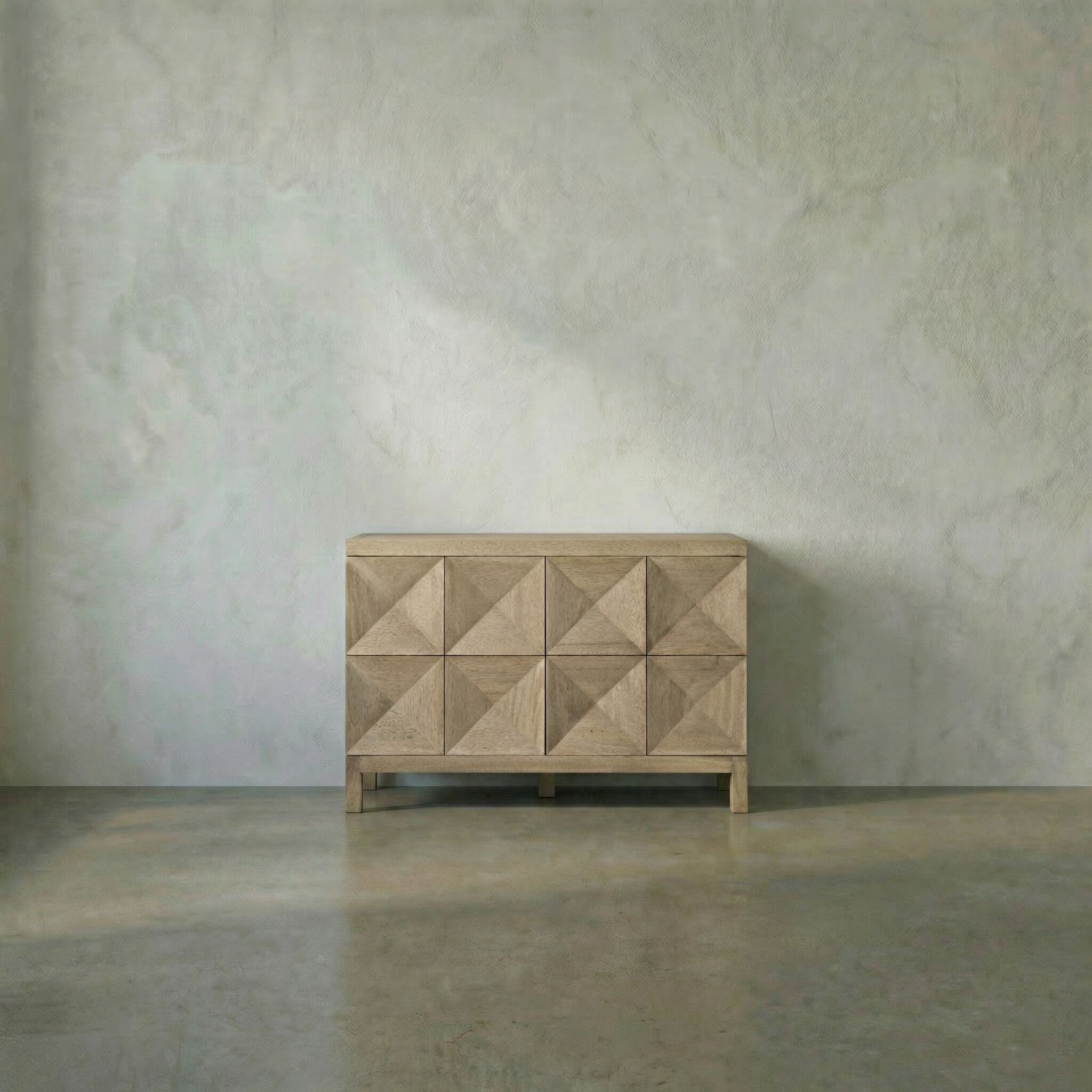 Quadrant 52 X 23 inch Washed Walnut Sideboard, 2 Door