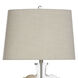 Lily 30 inch 100.00 watt Clear and Blue and Beige Table Lamp Portable Light