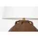Amber Lewis Brewer 25 inch 15 watt Natural Terracotta Table Lamp Portable Light