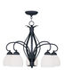 Brookside 5 Light 26 inch Black Chandelier Ceiling Light