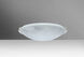 Trio 12 LED 12 inch Polished Nickel Flush Mount Ceiling Light in Marble Glass