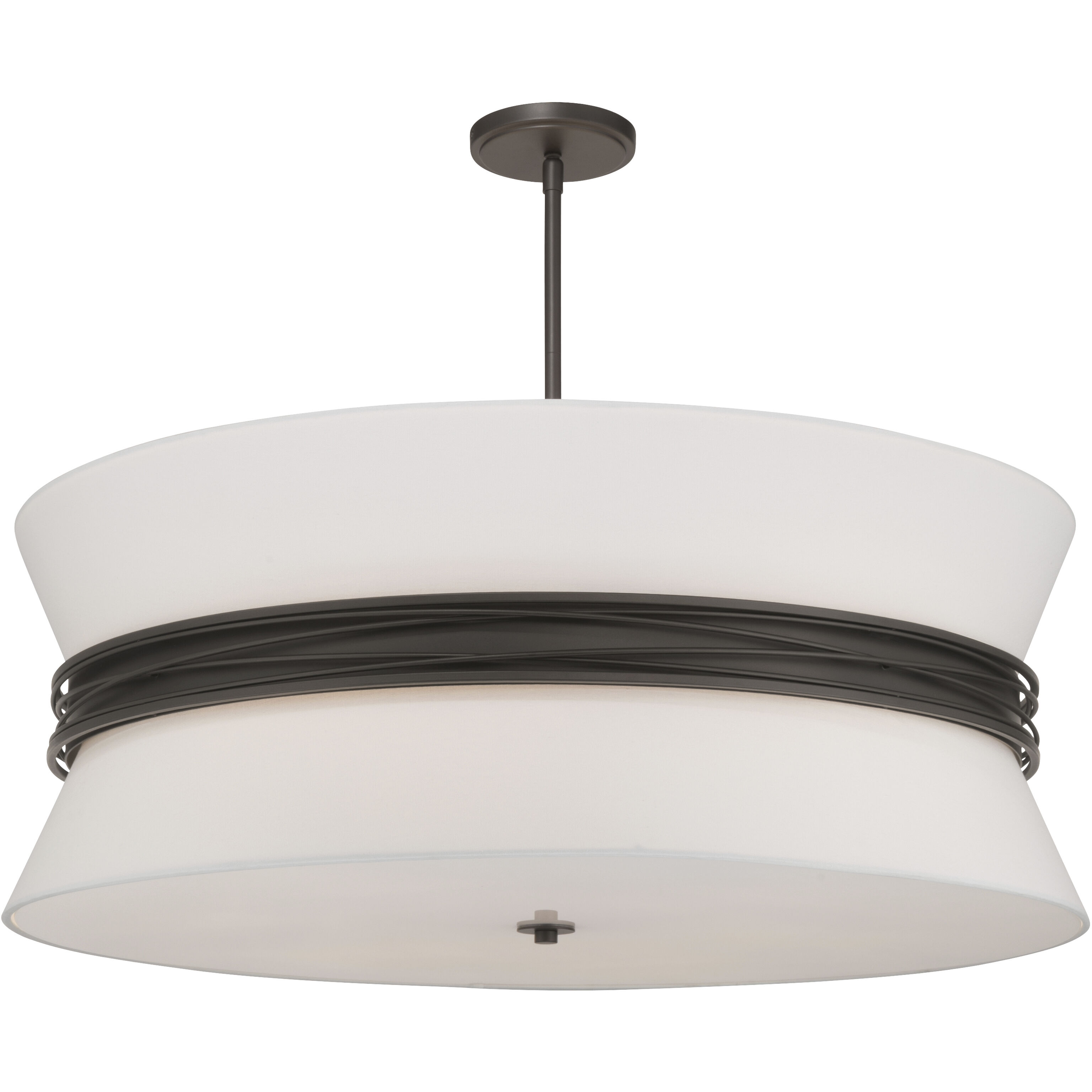 Dalvor 6 Light 36 inch Dark Bronze Pendant Ceiling Light
