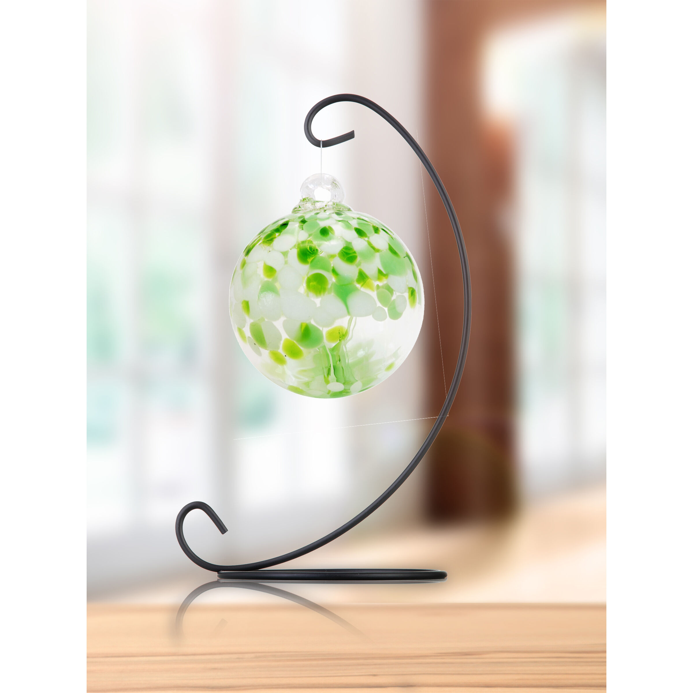 Celtic Green Art Glass Ornament