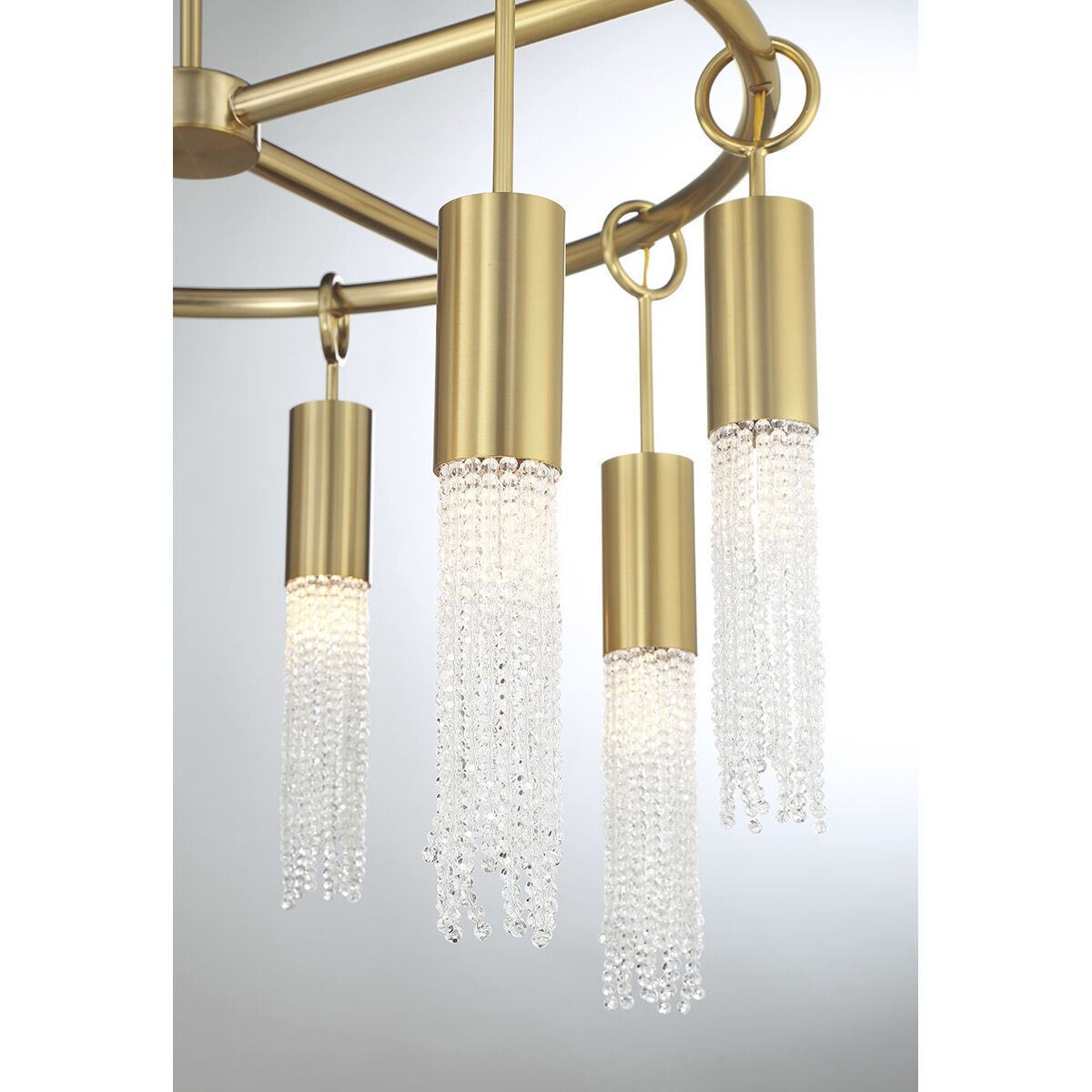 Chelsea 8 Light 28 inch Warm Brass Chandelier Ceiling Light
