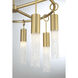 Chelsea 8 Light 28 inch Warm Brass Chandelier Ceiling Light