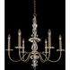 Bolivar 6 Light 26 inch Champagne Gold Chandelier Ceiling Light