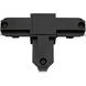 Alpha Trak 120 Black Track Inside-Left Polarity T Connector Ceiling Light