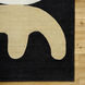 Jason Wu 90 X 60 inch Black / Natural / Camel Handmade Rug in 5 x 8