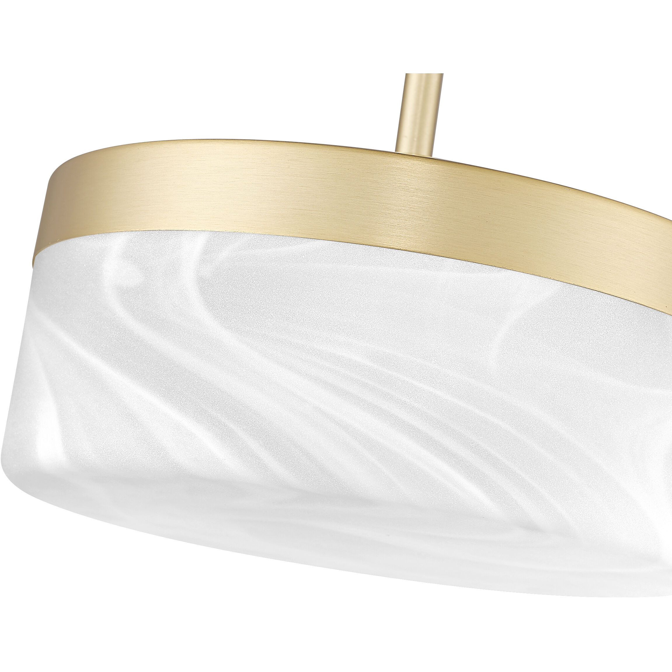 Renaud LED 9.25 inch Modern Gold Pendant Ceiling Light