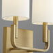 Tempo 2 Light 13 inch Aged Brass Wall Sconce Wall Light