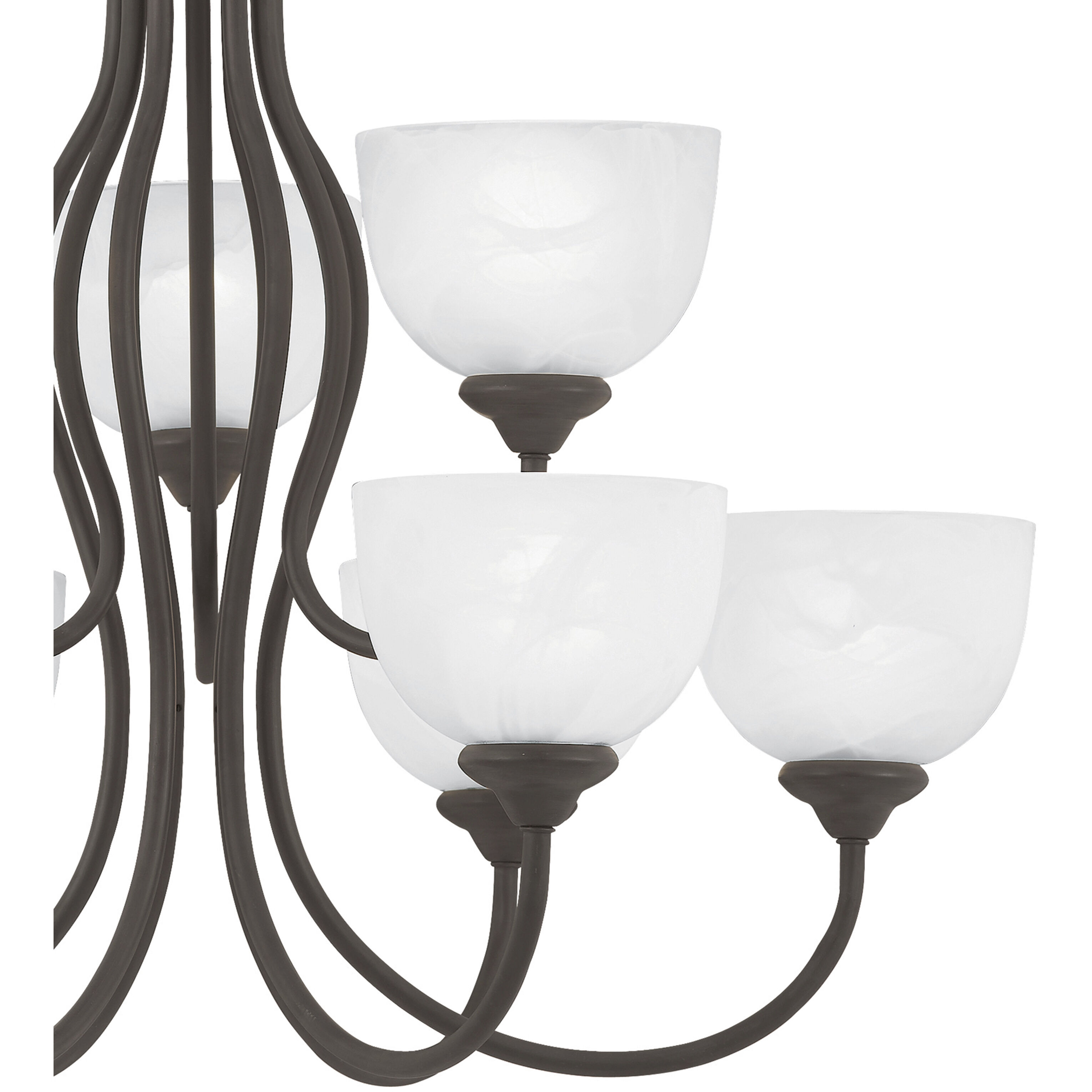 Tahoe 9 Light 30 inch Painted Bronze Chandelier Ceiling Light