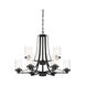 Jedrek 9 Light 33 inch Black Chandelier Ceiling Light