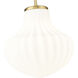Newbury 1 Light 13 inch Modern Gold Pendant Ceiling Light