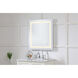 Helios 30 X 27 inch Silver Lighted Wall Mirror