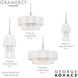 Gramercy 3 Light 21.88 inch Polished Nickel Pendant Ceiling Light
