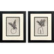 Simple Leaves Black and Beige and Neutral Framed Art, Propac