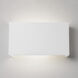 Pella 1 Light 12.8 inch Plaster ADA Interior Wall Light