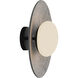 Cruz LED 15 inch Felt - Gray Flush Mount Ceiling Light in Felt Shade