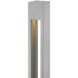 Atlantis 120v 8.00 watt Titanium Landscape Path Bollard, Square