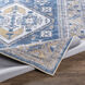 Amelie 94 X 31 inch Dark Blue Rug in 2.5 x 8, Runner