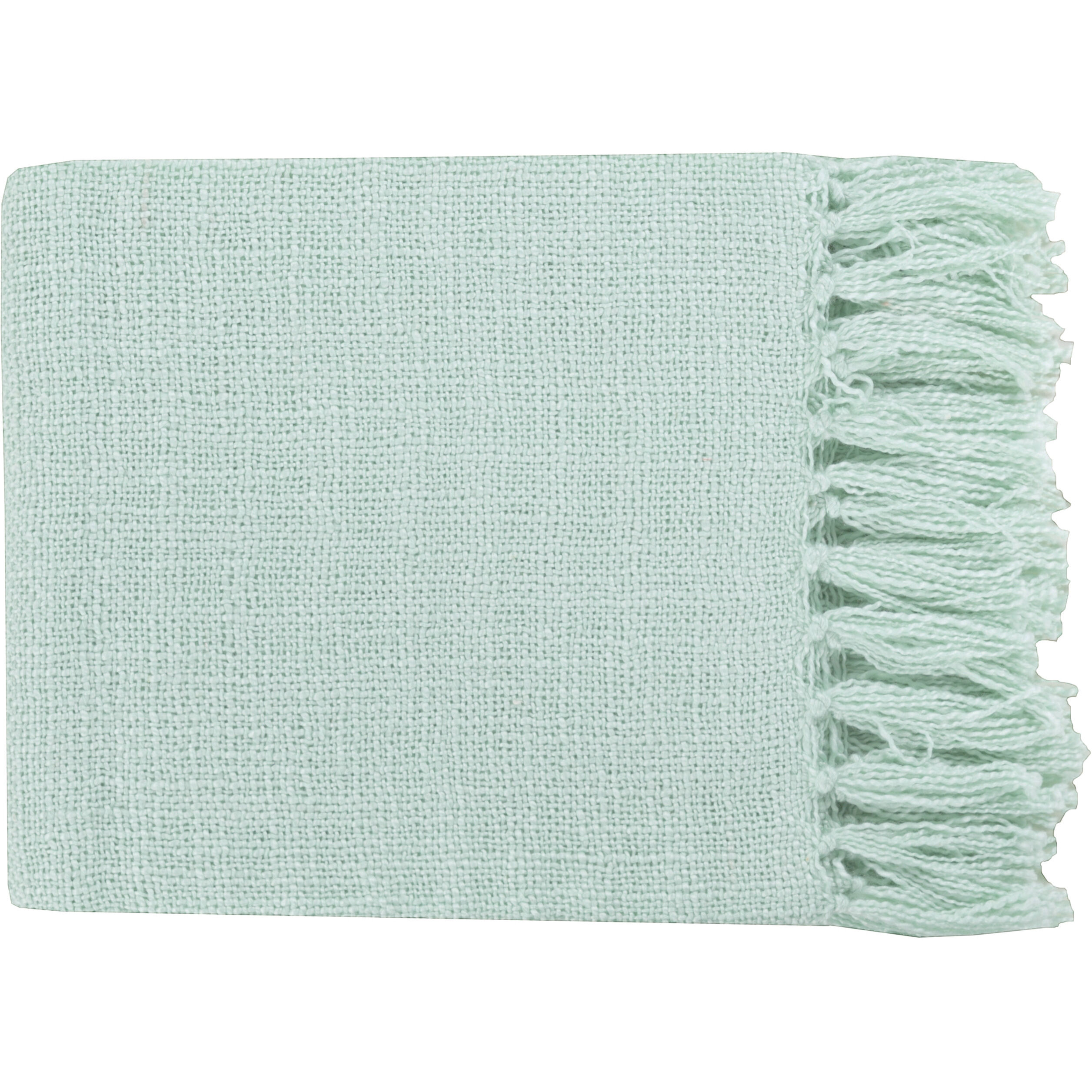 Tilda 59 X 51 inch Ice Blue Throw, Rectangle