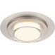 Plate LED 16 inch Brushed Stainless Steel Outdoor Flush Mount