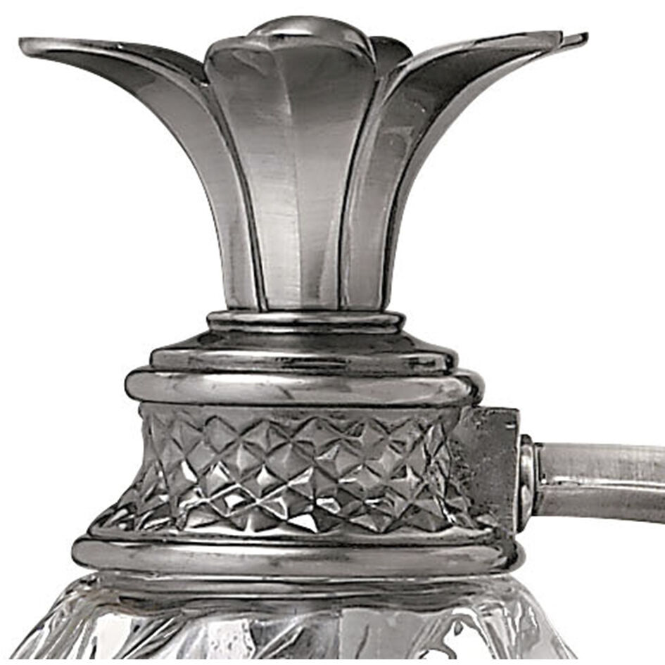 Plantation 4 Light 29 inch Polished Antique Nickel Vanity Light Wall Light