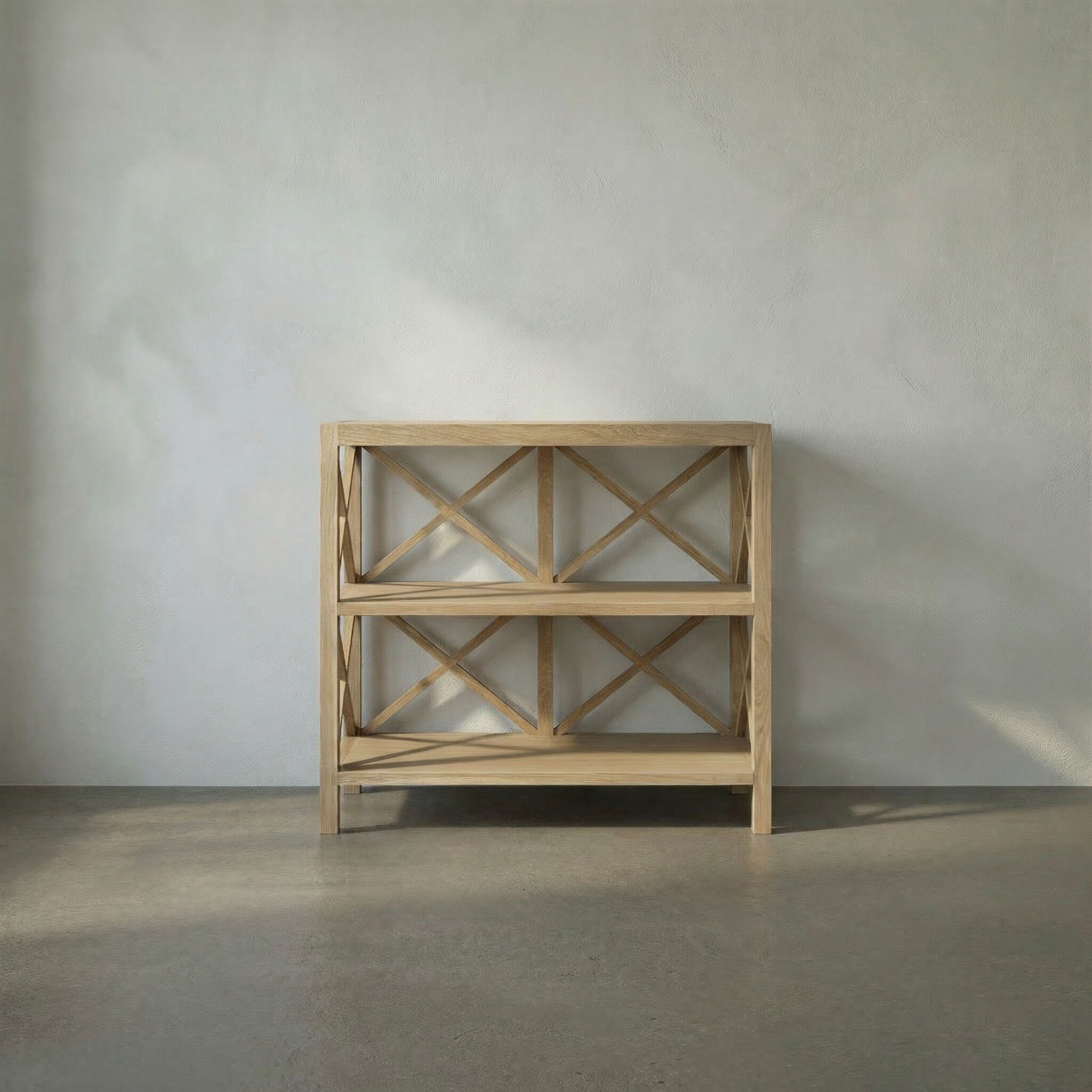 Nikolai 31.5 X 30 inch White Oak Side Table