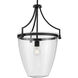 Parkhurst 1 Light 15 inch Matte Black Pendant Ceiling Light