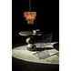 Lotus 4 Light 20 inch Antique Brass Chandelier Ceiling Light