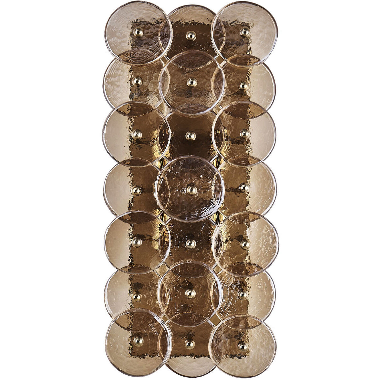 Hortensia Wall Sconce Wall Light in Polished Winter Brass