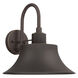 Capital Lighting Brock 1 Light 13 inch Oiled Bronze Outdoor Wall Lantern 926312OZ - Open Box