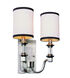 Signature 2 Light 12 inch Brushed Nickel Wall Sconce Wall Light