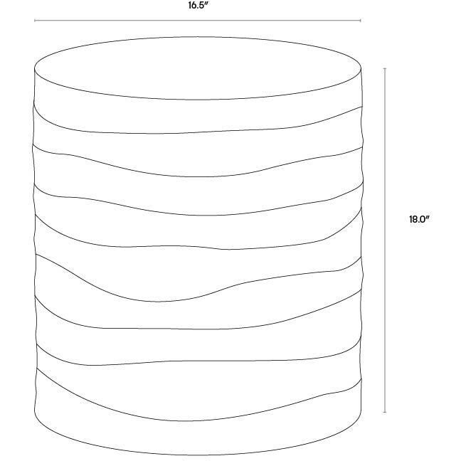 Corey 18 X 16.5 inch Summer Sand Outdoor End Table