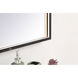 Pier 30 X 20 inch Black LED Mirror