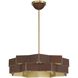 Atherton 5 Light 24 inch Warm Brass Pendant Ceiling Light