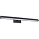 Mila LED 35.8 inch Black Vanity Wall Light