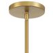 Bungalow Heaven 5 Light 26 inch Soft Brass Pendant Ceiling Light