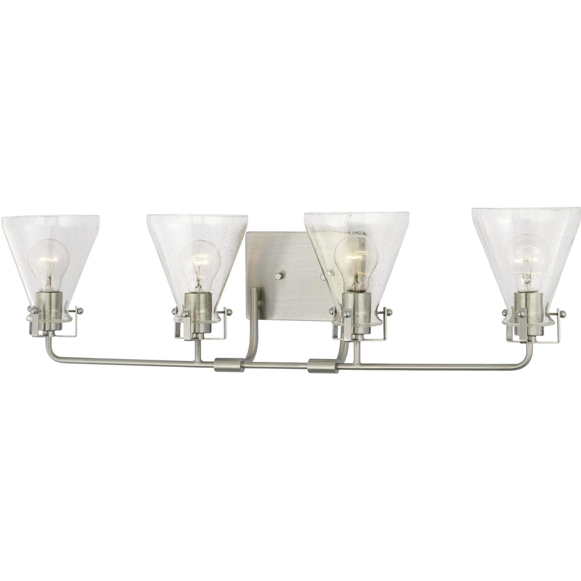 Jaden Bath Vanity Wall Sconce Wall Light in Brushed Nickel