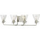 Jaden Bath Vanity Wall Sconce Wall Light in Brushed Nickel