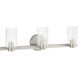 Bedminster 3 Light 24 inch Brushed Nickel Vanity Light Wall Light