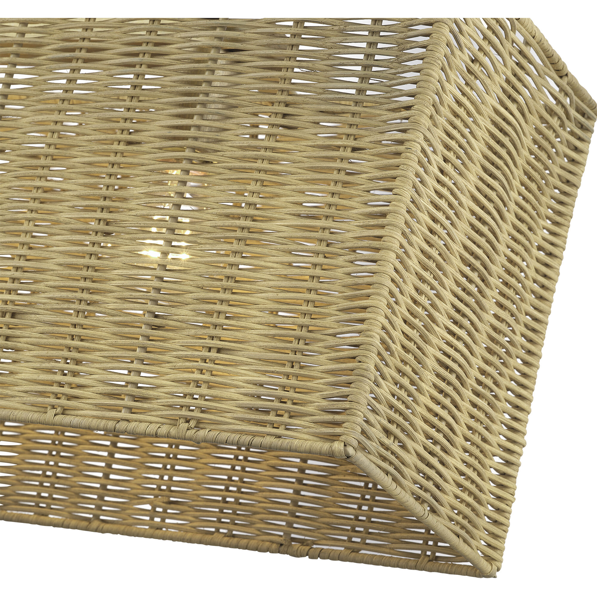 Weavington 4 Light 36 inch Antique Gold Leaf Linear Chandelier Ceiling Light, Large