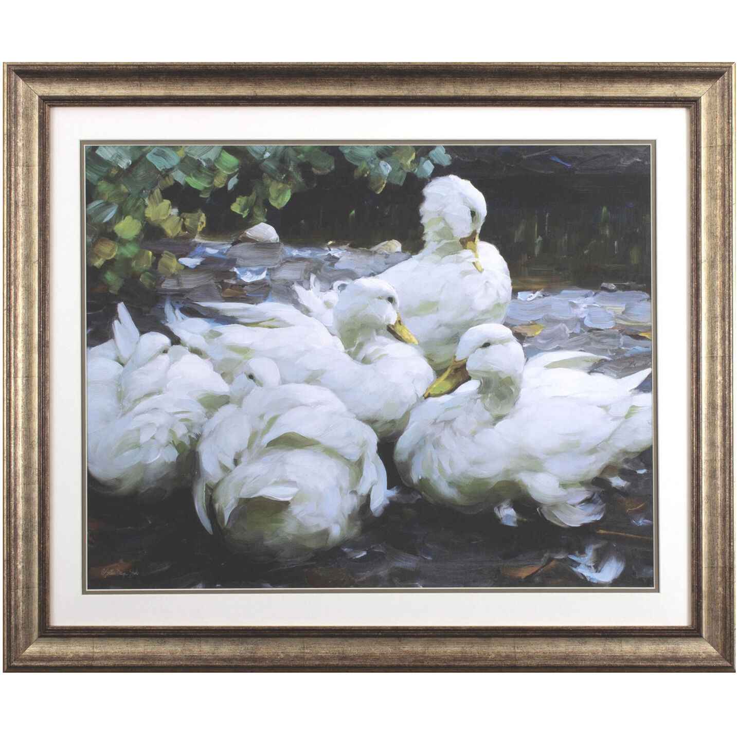 Landscapes Green and Brown and Neutral Framed Art, Propac