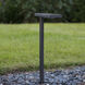 Contemporary Square Bronze Landscape and Pathway Light, Solar