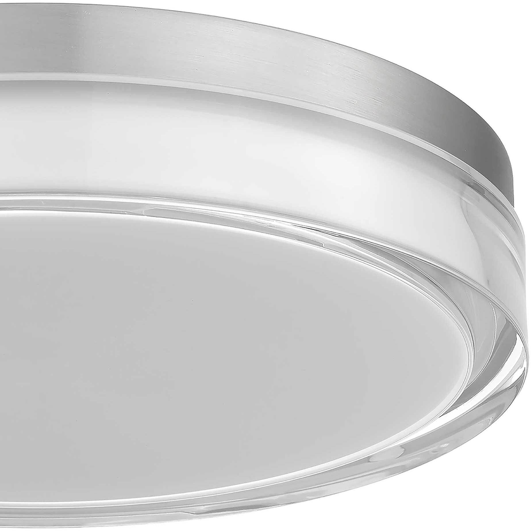 Sunspot LED 12 inch Brushed Stainless Steel Outdoor Flush Mount