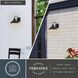 Highland Park 1 Light 8.25 inch Matte Black and White Outdoor Wall