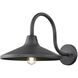 Somerset 1 Light 11.5 inch Black Outdoor Sconce