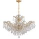 Maria Theresa 6 Light 29 inch Gold Chandelier Ceiling Light in Clear Hand Cut